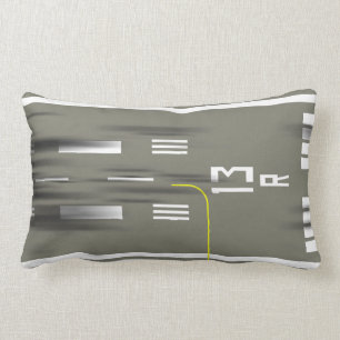 Geklärt, um Rollbahn-Kissen, JFK 13/31 zu landen Lendenkissen