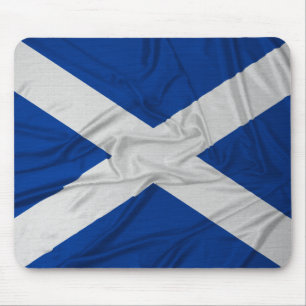 Geknitterte Schottland-Flagge Mousepad