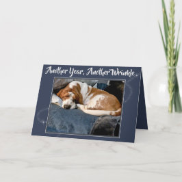 Geknitterter Dachshund-Jagdhund auf Karte