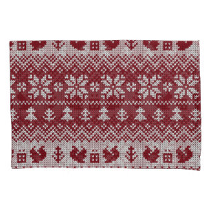 Gekocht, Weihnachten, Eichhörnchen, Vintages Muste Kissenbezug
