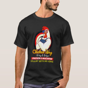 Gekochter Hähnchenflügel Hähnchenflügel Hot Dog Un T-Shirt