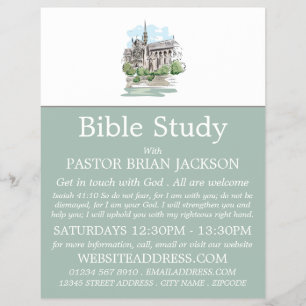 Gekonnte Kirche, Anzeige für christliche Bibelklas Flyer