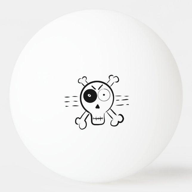 Geköpste Seemänner-Seemänner-Karikatur Tischtennisball (Vorderseite)