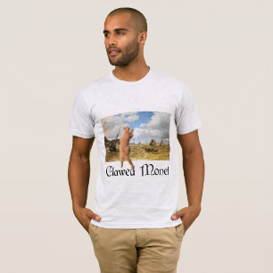 Gekratzter Monet T-Shirt