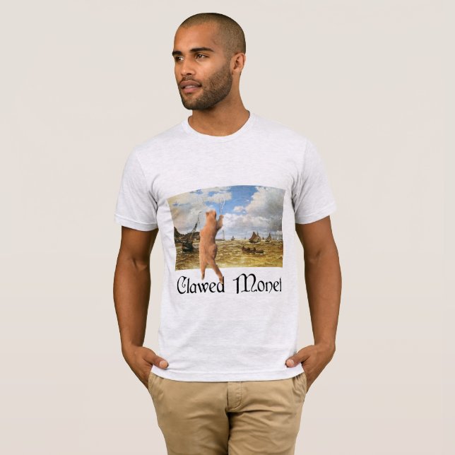 Gekratzter Monet T-Shirt (Vorne ganz)