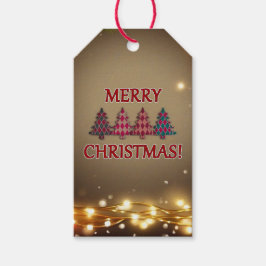 Gekreuzte Bäume Geschenkanhänger