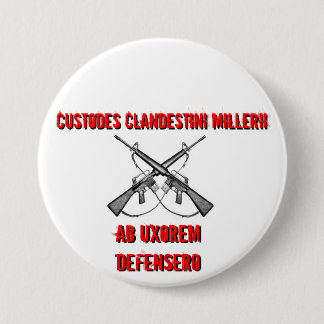 Gekreuzte Gewehre, Custodes Clandestini Millerii,… Button