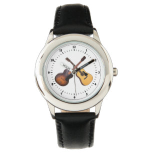 GEKREUZTE GITARREN-UHR ARMBANDUHR