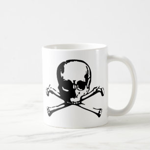 Gekreuzte Knochen Tasse