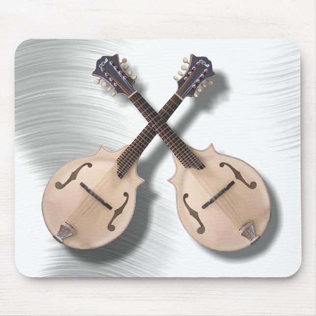 GEKREUZTE MANDOLINEN - MOUSEPAD (Vorne)