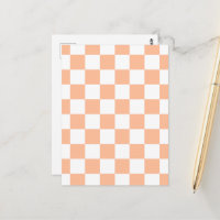 Gekreuzte Quadrate für orange-weiße geometrische F