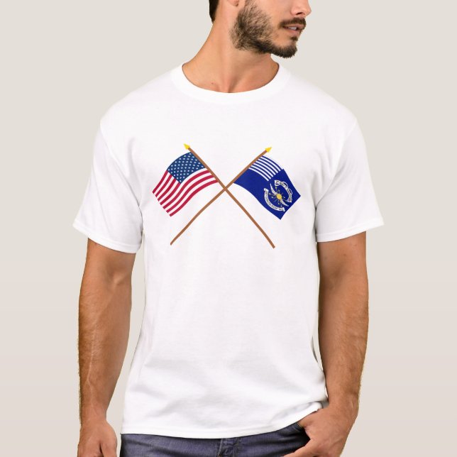Gekreuzte US und 2. T-Shirt (Vorderseite)