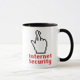 Gekreuzter Finger-Cursor Tasse