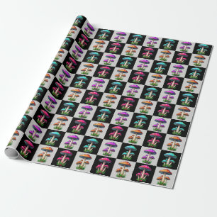 Gekreuzter geometrischer Raum Geschenkpapier