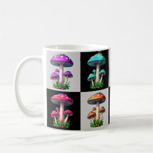 Gekreuzter geometrischer Raum Kaffeetasse