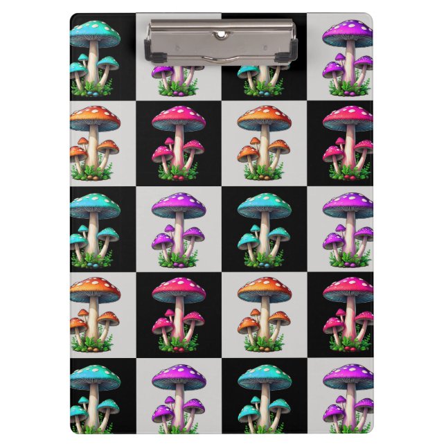 Gekreuzter geometrischer Raum Klemmbrett (Vorderseite)