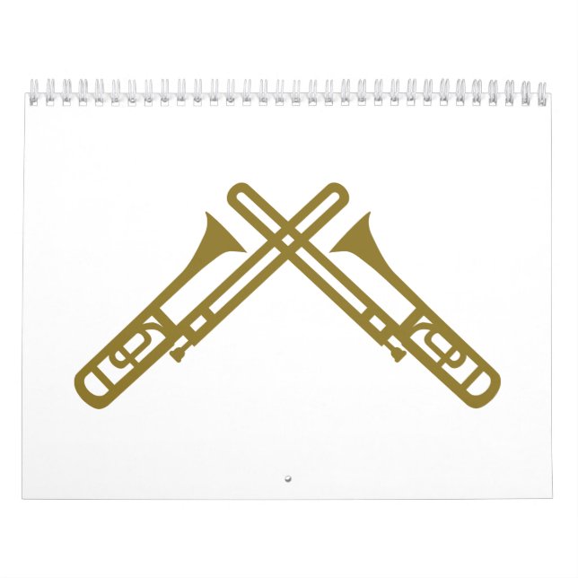Gekreuzter Trombone Kalender (Titelbild)