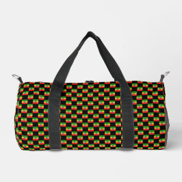 Gekreuztes Äthiopisches Flaggenmuster Duffle Bag