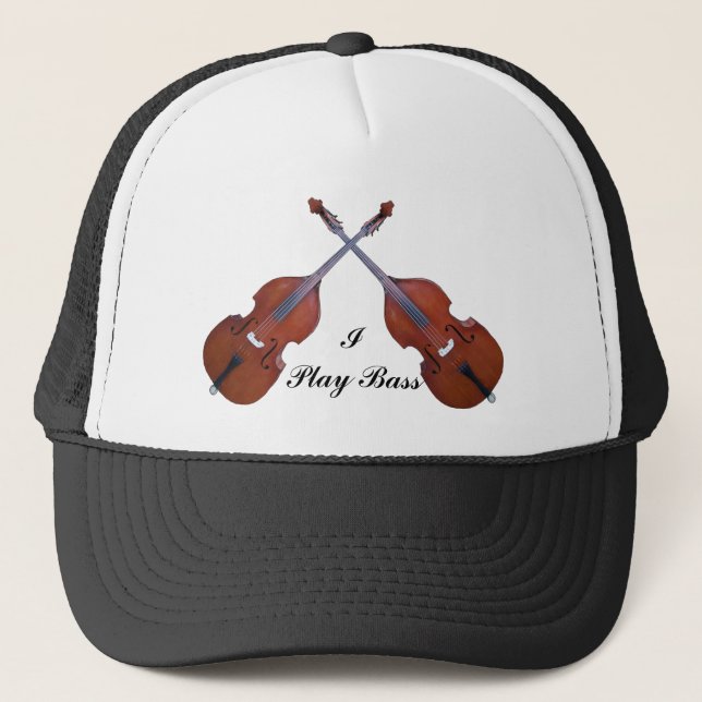 GEKREUZTES BASS-HAT TRUCKERKAPPE (Vorderseite)