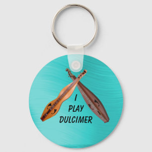GEKREUZTES DULCIMER-KEYCHAIN SCHLÜSSELANHÄNGER