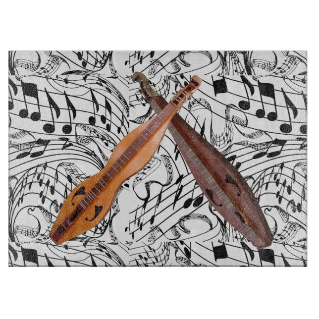 GEKREUZTES DULCIMERS-CUTTING BRETT (Vorderseite)
