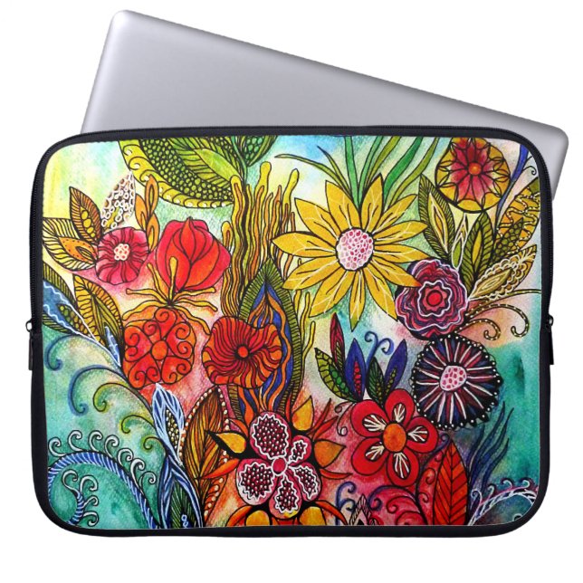 Gekritzel 19 laptopschutzhülle (Vorderseite)