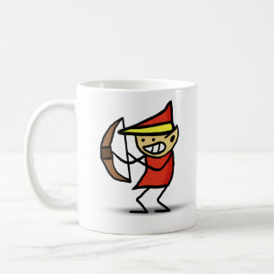 Gekritzel-Feuer-Elf des Zauberer-101 Kaffeetasse