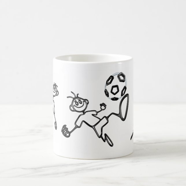 Gekritzel GuyZ Fußball-Tasse Tasse (Mittel)
