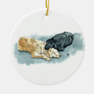 Gekritzel in der Liebe Keramik Ornament