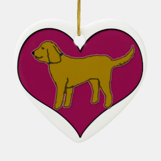 Gekritzel in meinem Herzen Keramikornament