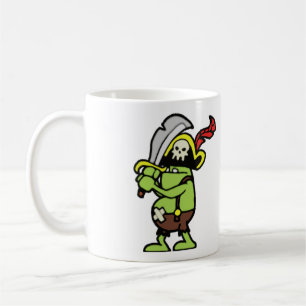 Gekritzel-PiratGobbler des Zauberer-101 Tasse