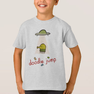 Gekritzel-Sprung UFO-T - Shirt