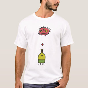 Gekritzel-Sprungs-Monster-T - Shirt