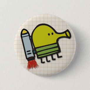 Gekritzel-Sprungsknopf Button