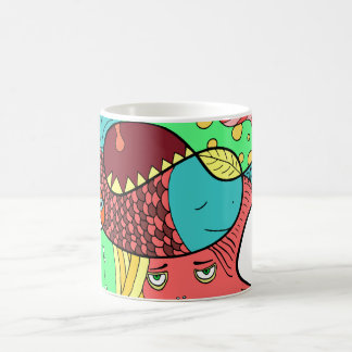 Gekritzelmonster Kaffeetasse