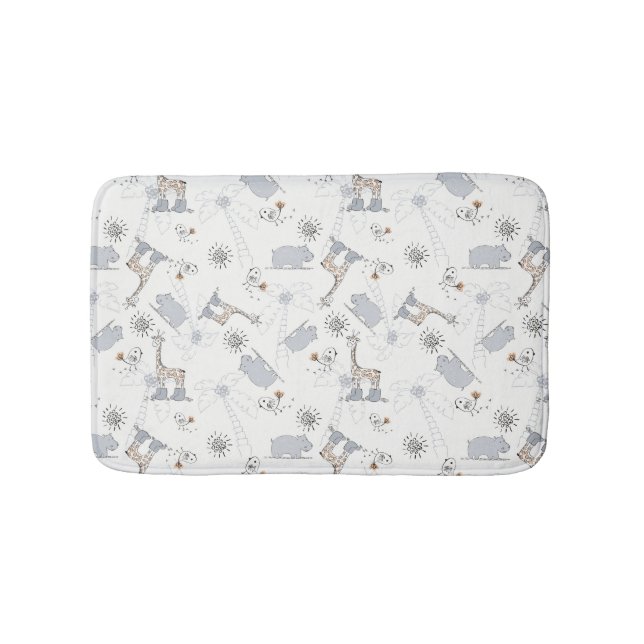 Gekritzelmuster 2 badematte (Vorderseite)