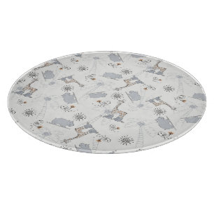 Gekritzelmuster 2 schneidebrett