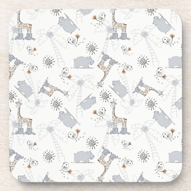 Gekritzelmuster 2 untersetzer (Vorderseite)