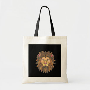 Gekritzelte Löwe-Tasche Tragetasche