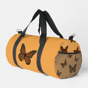 Gekritzelter Monarch Duffle Bag