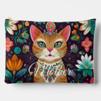 Gekrönte Katze Mit Juwelen Bedruckte Cut Sew Tasch