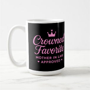 Gekrönte Lieblingsschwiegermutter Approved Kaffeetasse