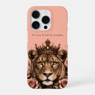 Gekrönte Löwen-Empowerment iPhone 16 Pro Hülle