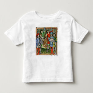 Gekrönte Sitzzahl umgeben von den Musikern Kleinkind T-shirt