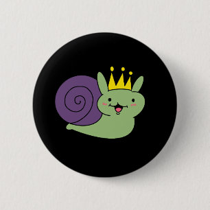 Gekrönter Schneckenknopf Button