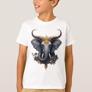 Gekrönter Wächter des Himmelstores der Elefant T-Shirt