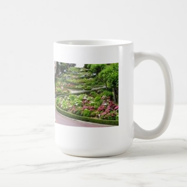 Gekrümmte Straße Tasse (Rechts)