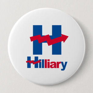 GEKRÜMMTER HILLARY IST ein LÜGNER - - Anti-Hilla Button