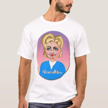 Gekrümmter Hillary, T - Shirtmann