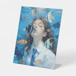 Geküsst vom Ozean Sockelschild